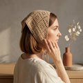 Retro Filet Mesh Scarf | Crochet Pattern PDF