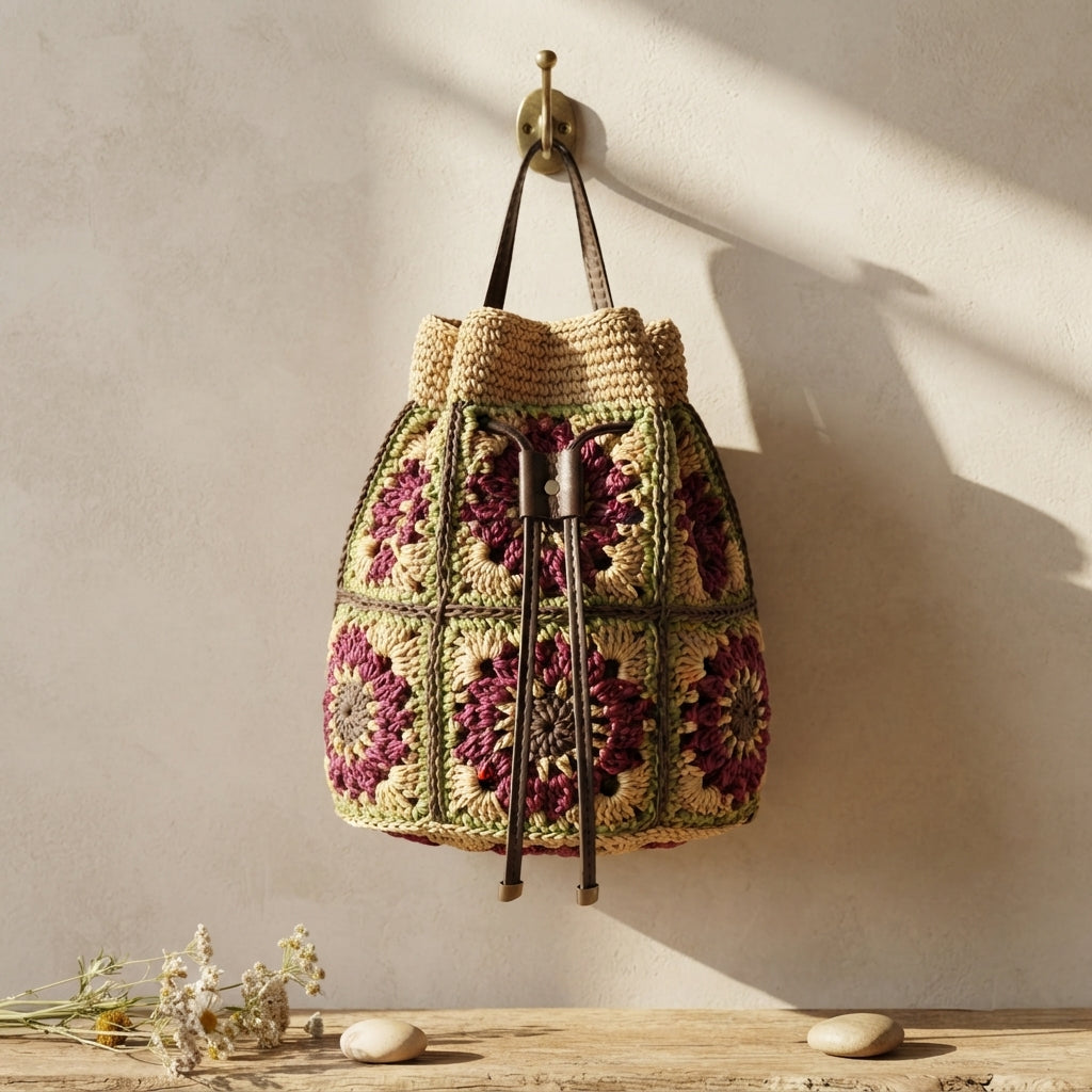 Granny Square Granny Square Crossbody | Crochet Pattern PDF