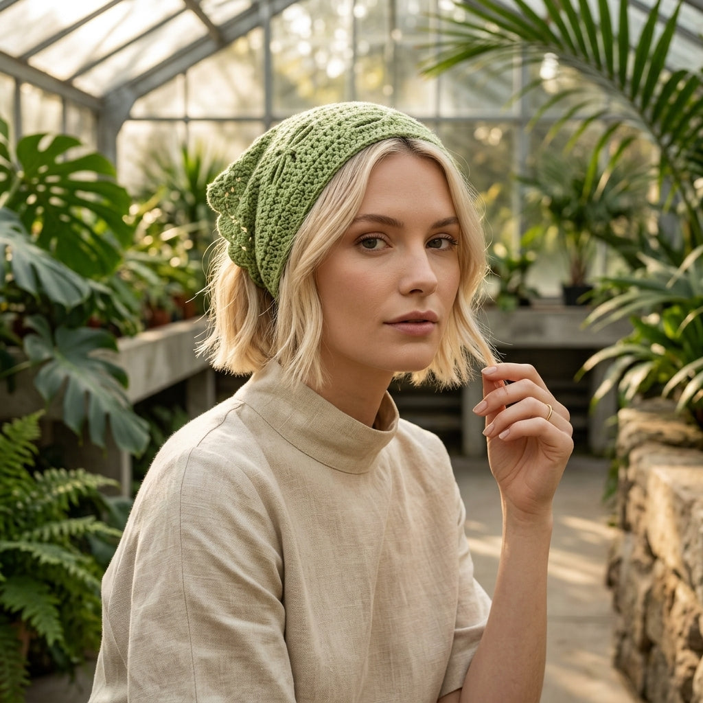 Dragonfly Boho Hippie Bandana | Crochet Pattern PDF