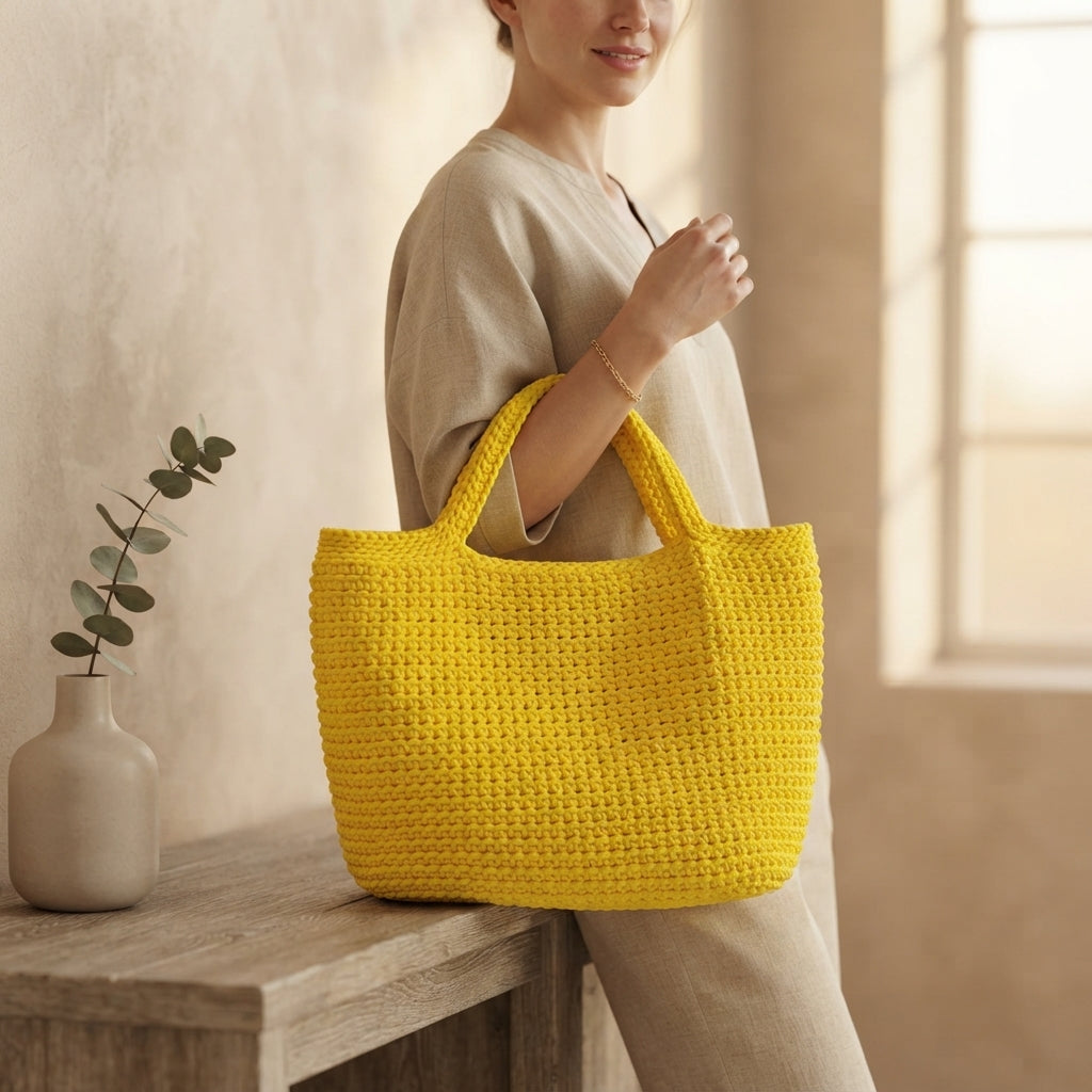 Granny Square Granny Square Tote V6 | Crochet Pattern PDF