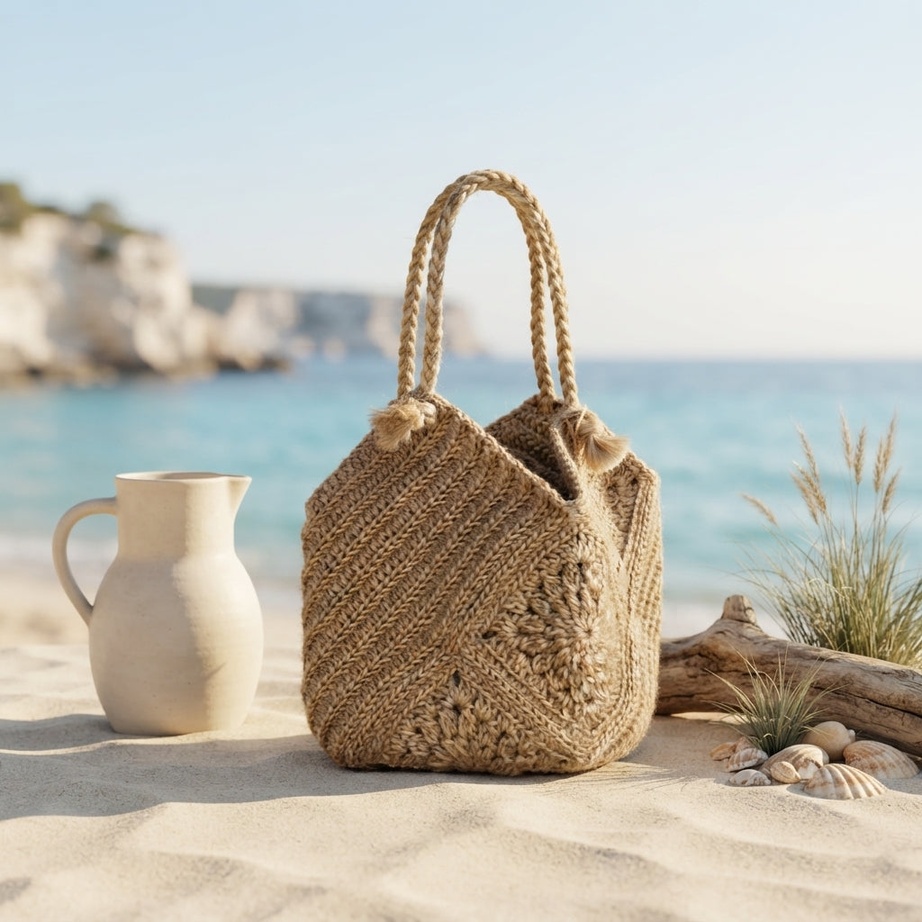Granny Square Granny Square Tote V6 | Crochet Pattern PDF