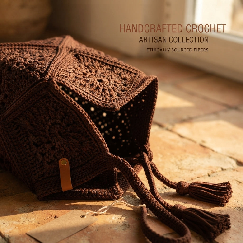Granny Square Granny Square Tote V6 | Crochet Pattern PDF