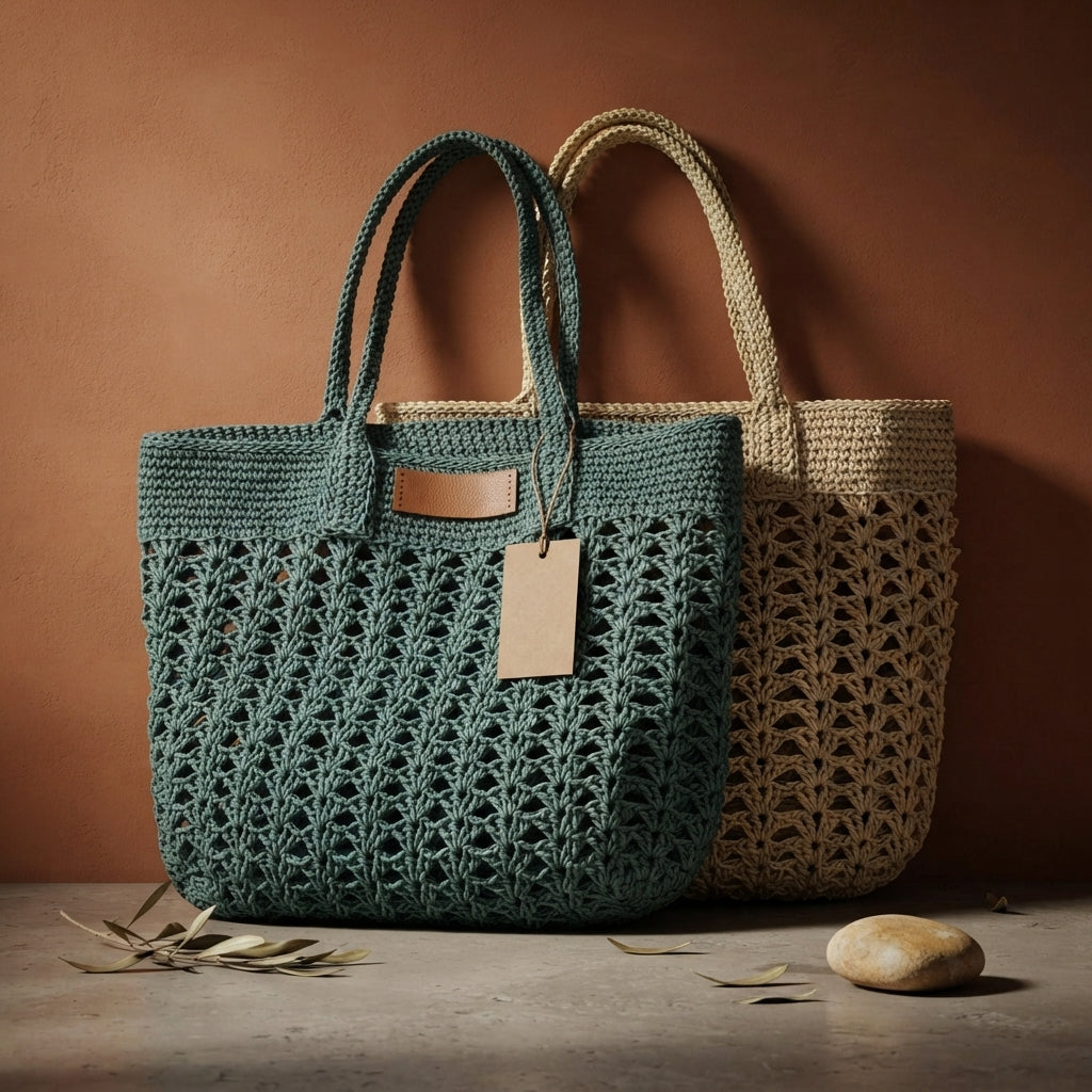 Granny Square Granny Square Tote V6 | Crochet Pattern PDF