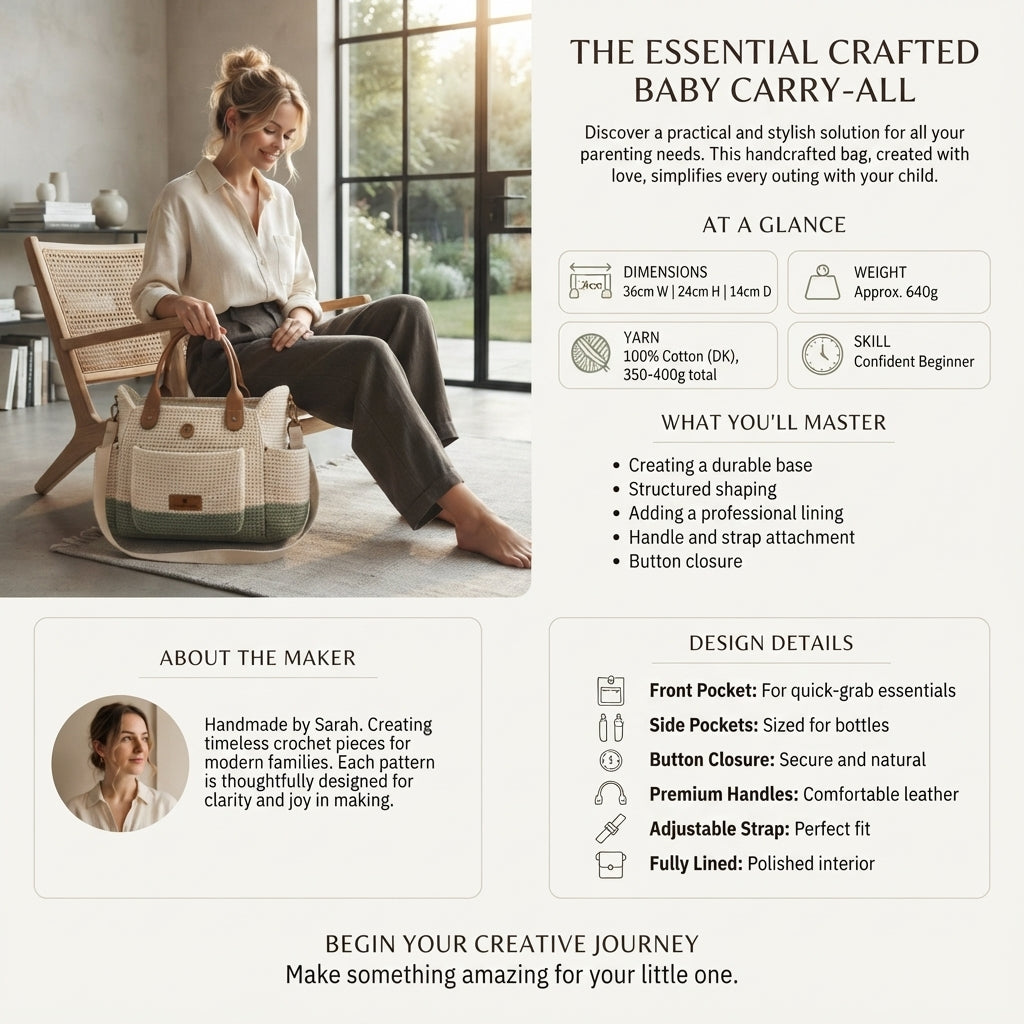 Modern Tote | Crochet Pattern PDF