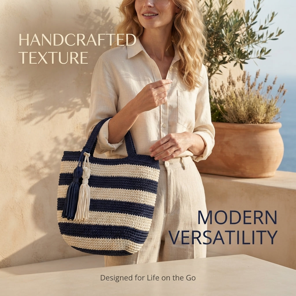 Granny Square Granny Square Tote V11 | Crochet Pattern PDF