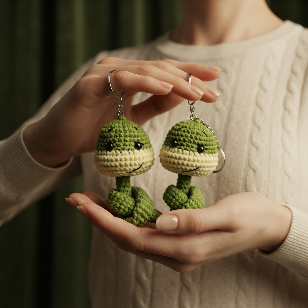 Cute Keychain Keyring | Amigurumi PDF Guide