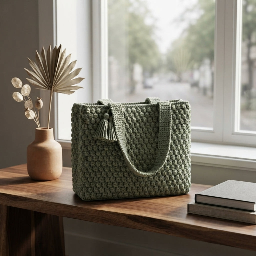 Shoulder Bag Handbag Tote | Crochet Pattern PDF