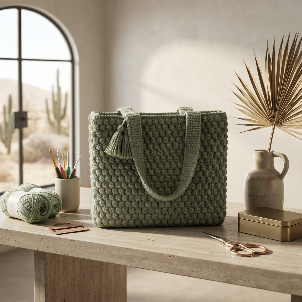 Shoulder Bag Handbag Tote | Crochet Pattern PDF