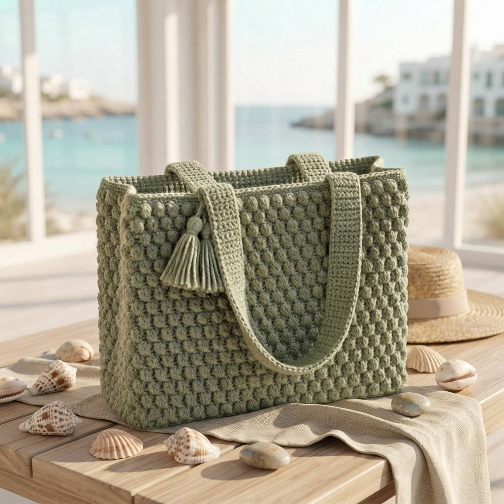 Shoulder Bag Handbag Tote | Crochet Pattern PDF