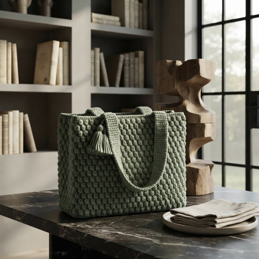 Shoulder Bag Handbag Tote | Crochet Pattern PDF