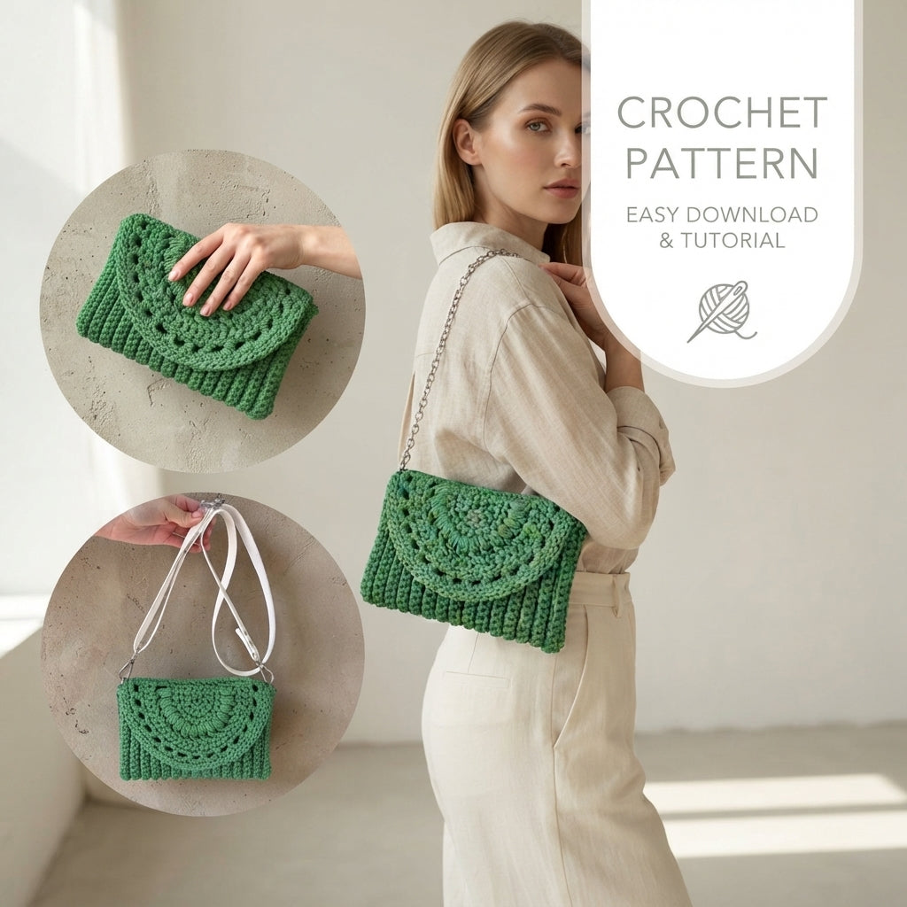 Clutch Crossbody V2 | Crochet Pattern PDF
