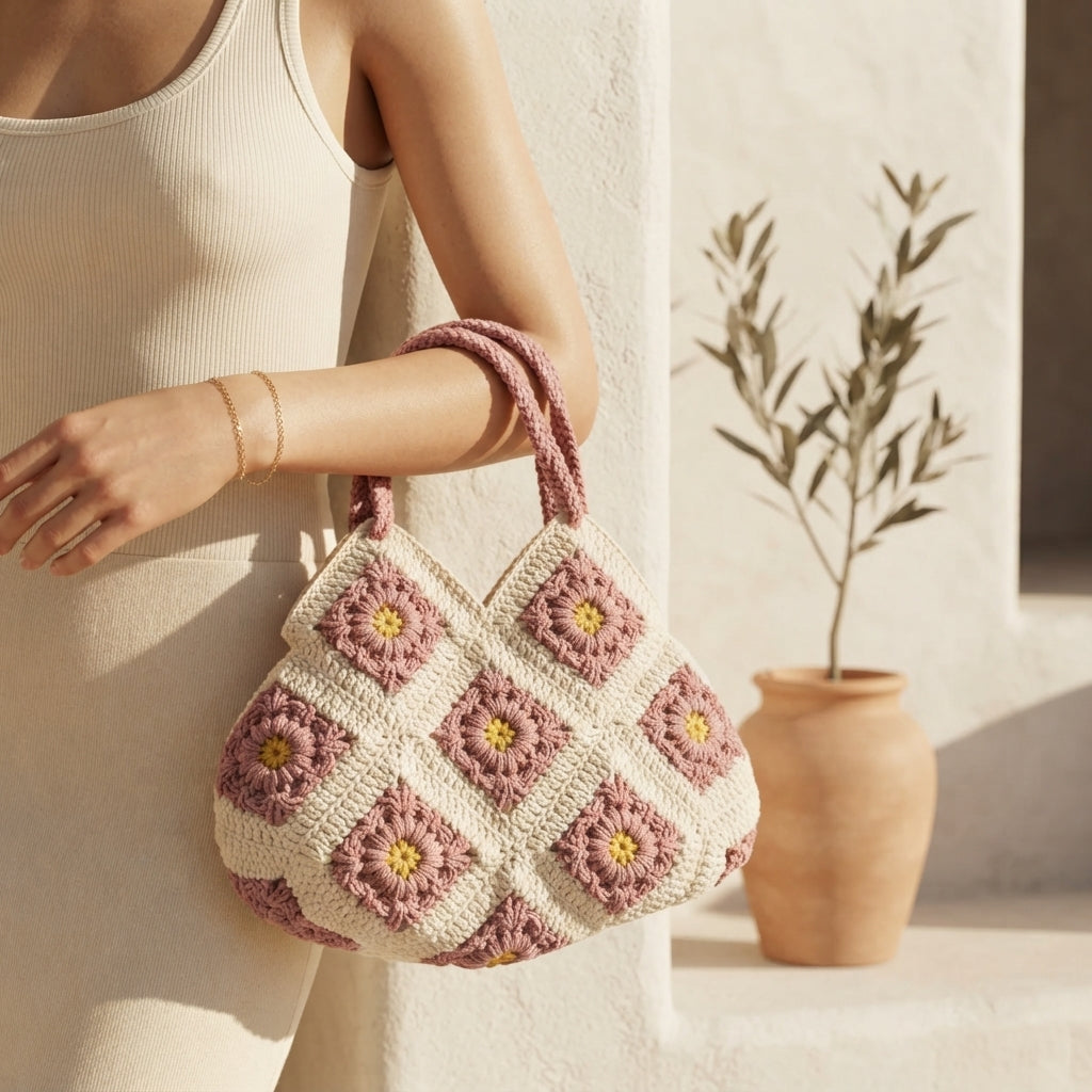 Granny Square Granny Square Purse | Crochet Pattern PDF