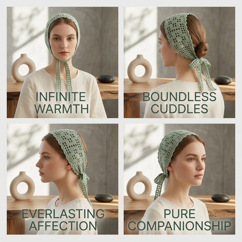 Rosie Filet Flower Headband | Crochet Pattern PDF