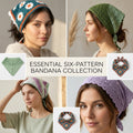 6-in-1 Boho Summer Hair Wrap Bundle | Crochet Pattern PDF