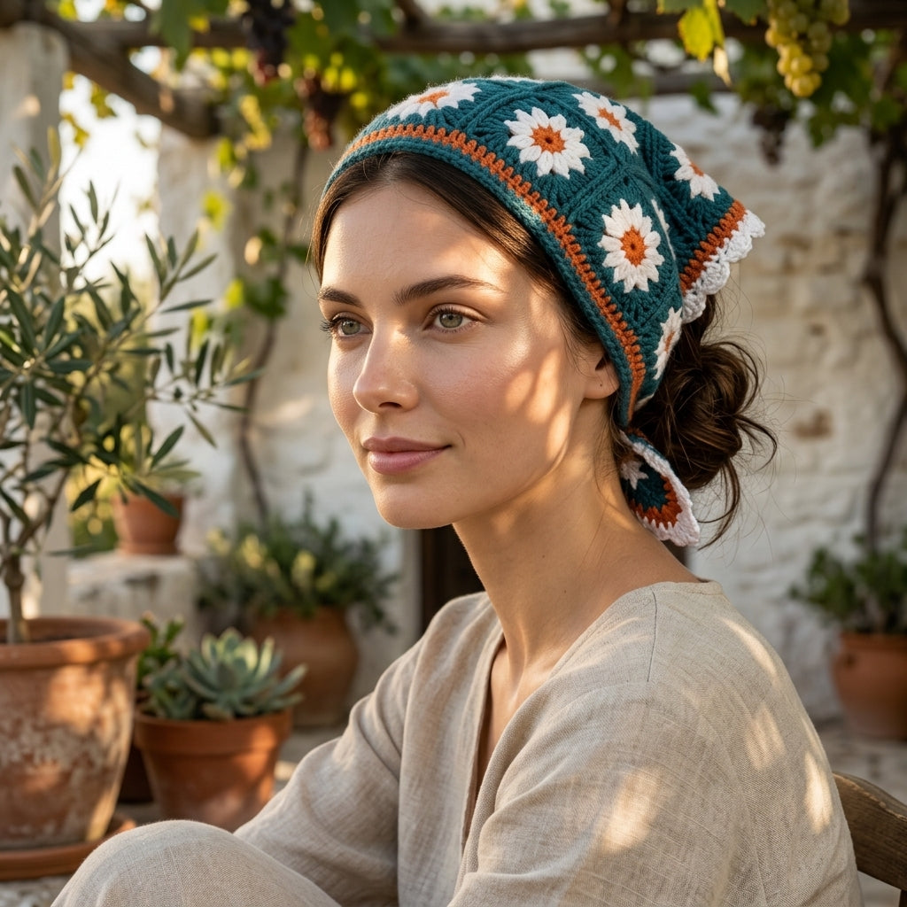 6-in-1 Boho Summer Hair Wrap Bundle | Crochet Pattern PDF