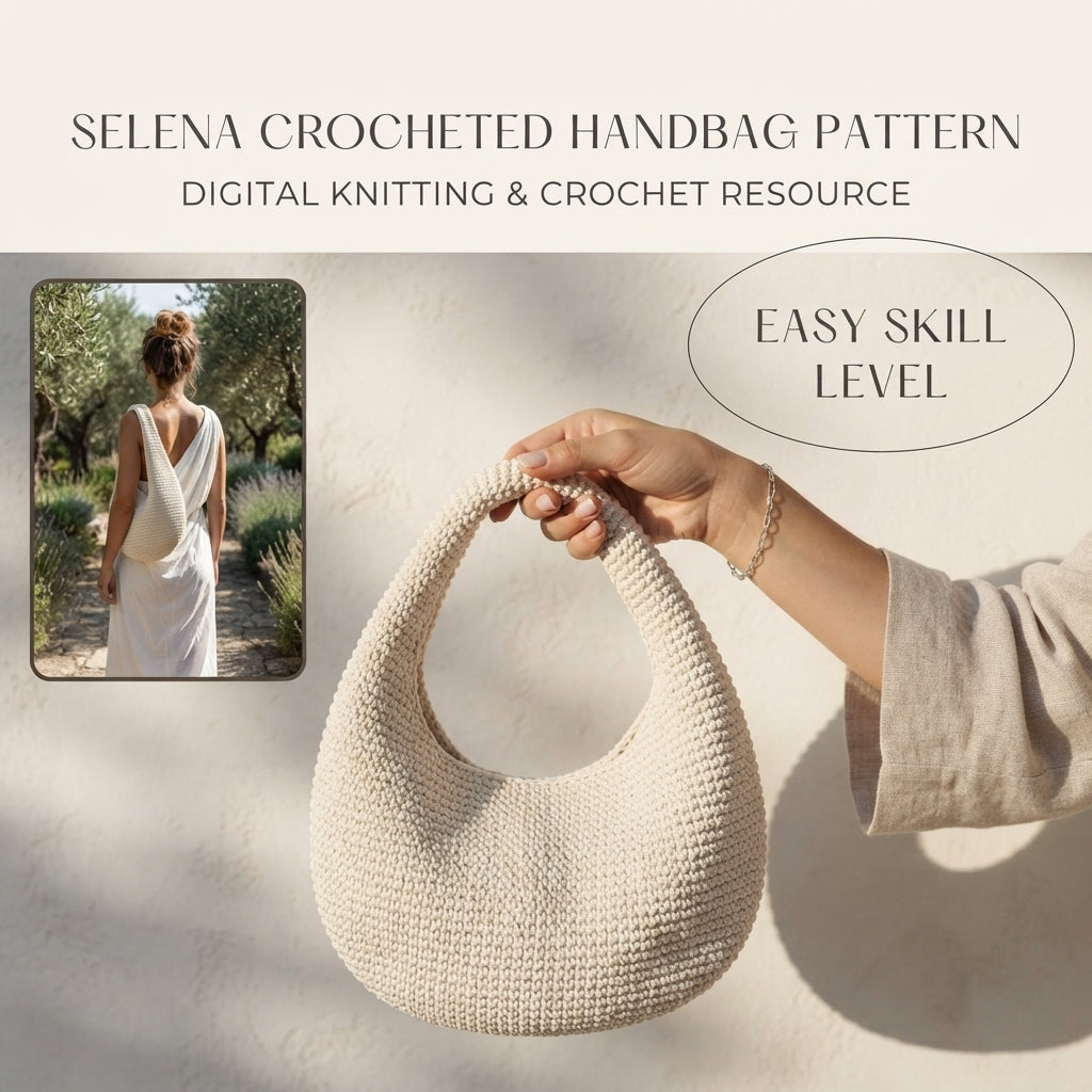 Shoulder Bag Handbag Purse | Crochet Pattern PDF