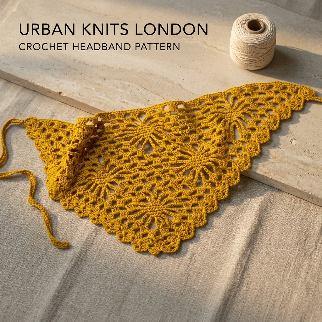 Easy Summer Bandana | Beginner Crochet Pattern PDF