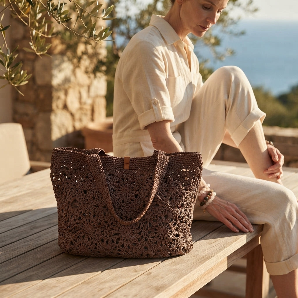 Granny Square Granny Square Tote V10 | Crochet Pattern PDF