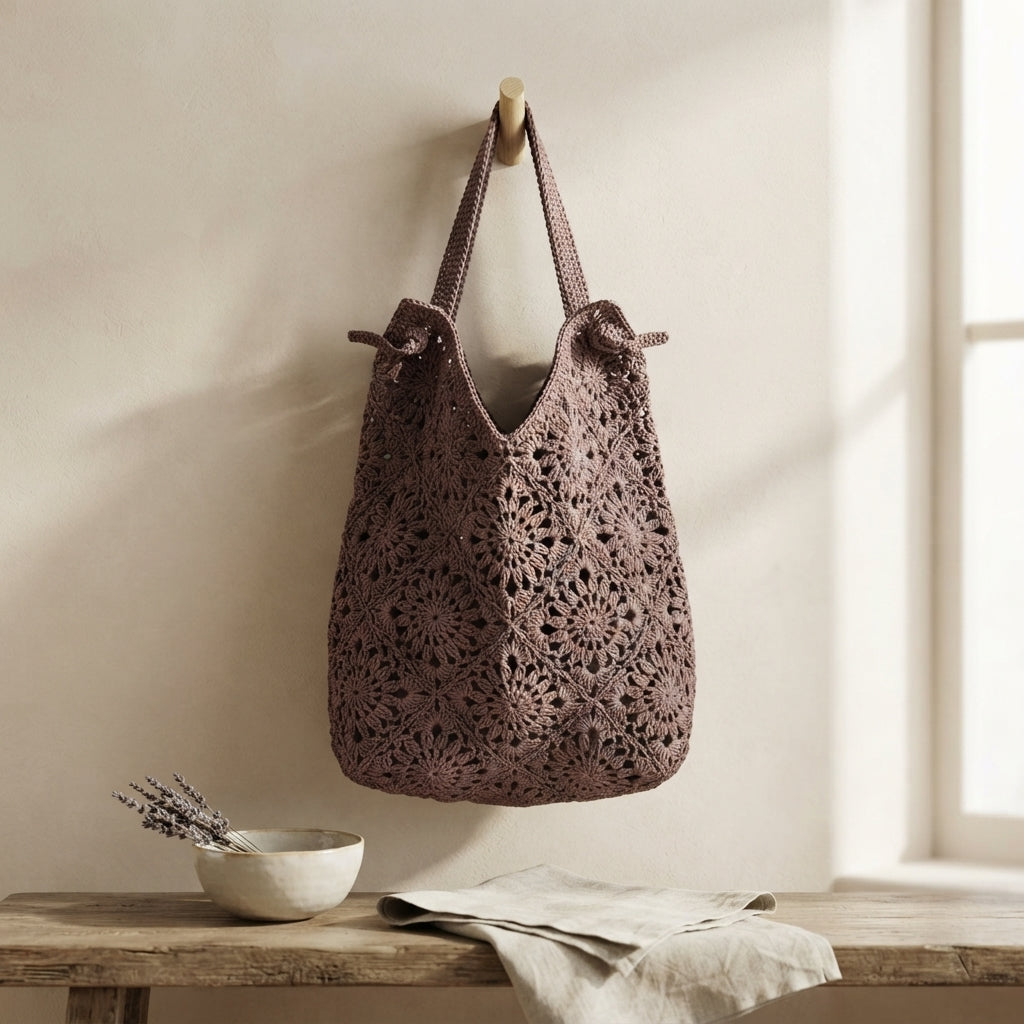 Granny Square Granny Square Tote V10 | Crochet Pattern PDF