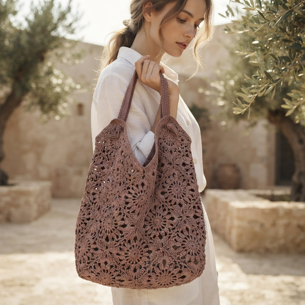 Granny Square Granny Square Tote V10 | Crochet Pattern PDF