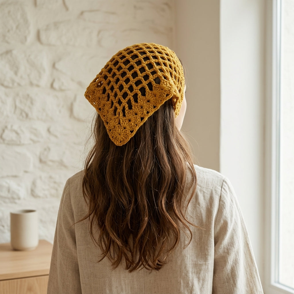 V-Shell Adjustable Festival Hip Scarf | Crochet Pattern PDF