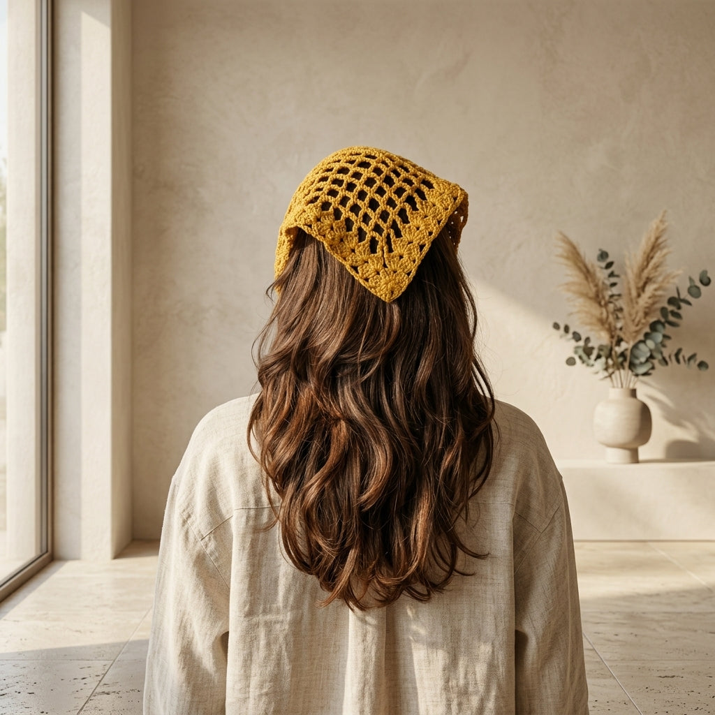 V-Shell Adjustable Festival Hip Scarf | Crochet Pattern PDF