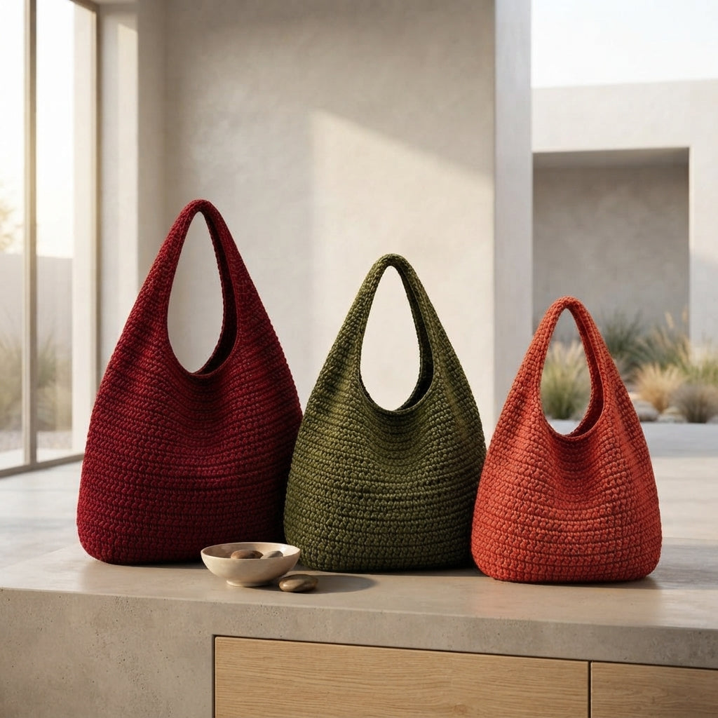 Purse Hobo Bag Tote | Crochet Pattern PDF