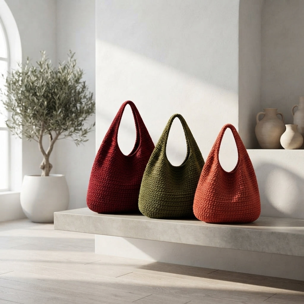 Purse Hobo Bag Tote | Crochet Pattern PDF