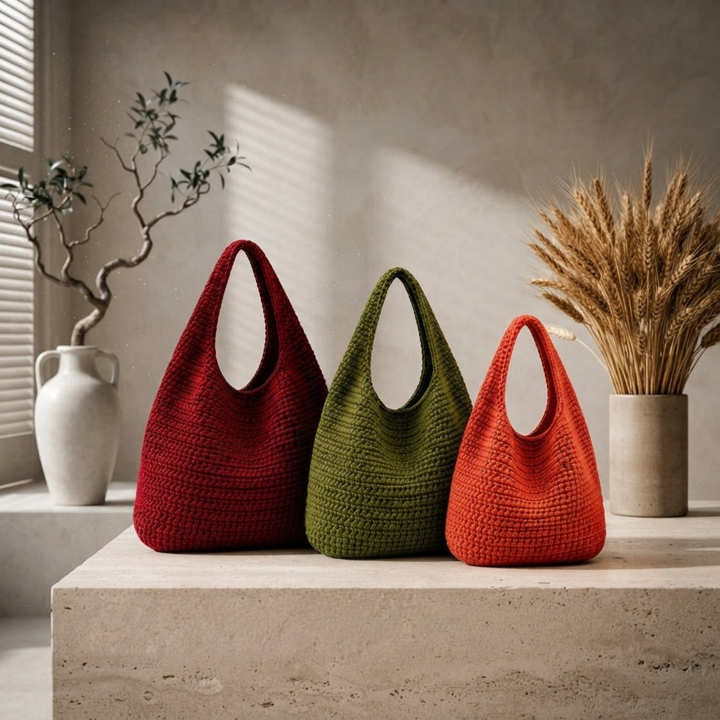 Purse Hobo Bag Tote | Crochet Pattern PDF