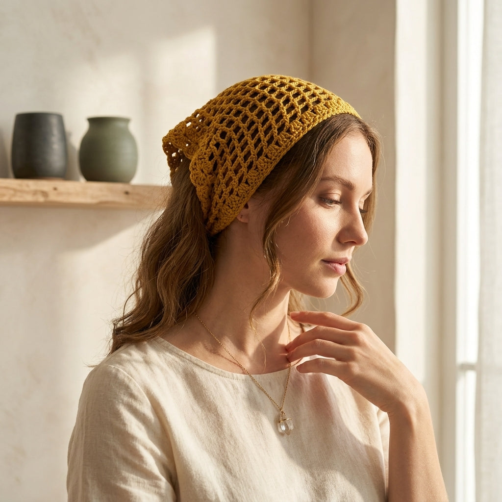 V-Shell Adjustable Festival Hip Scarf | Crochet Pattern PDF