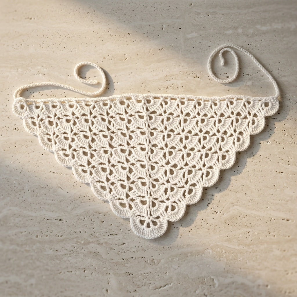 Granny Triangle Summer Scarf | Crochet Pattern PDF