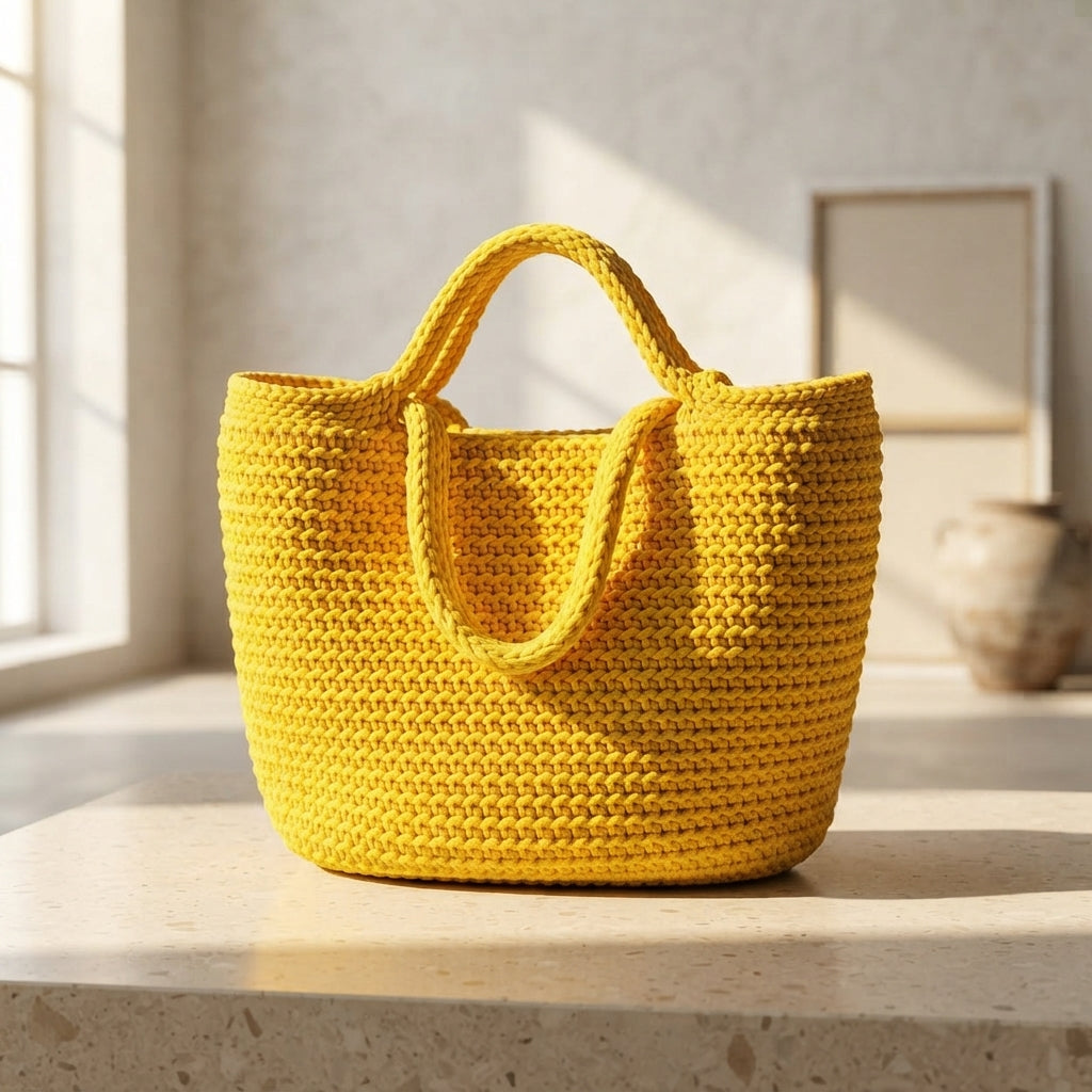 Shoulder Bag Market Bag Tote | Crochet Pattern PDF