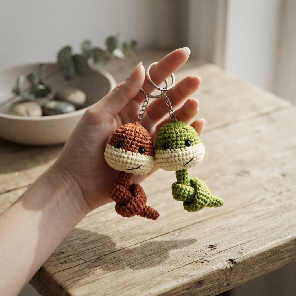 Cute Keychain Keyring | Amigurumi PDF Guide