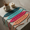 Coastal Heart Motif Headband | Crochet Pattern PDF
