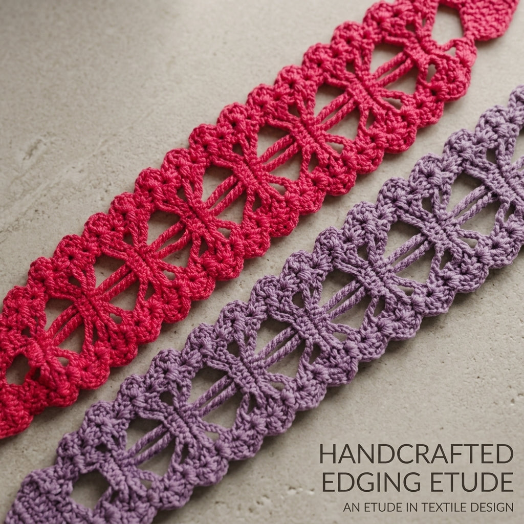 Coastal Heart Motif Headband | Crochet Pattern PDF