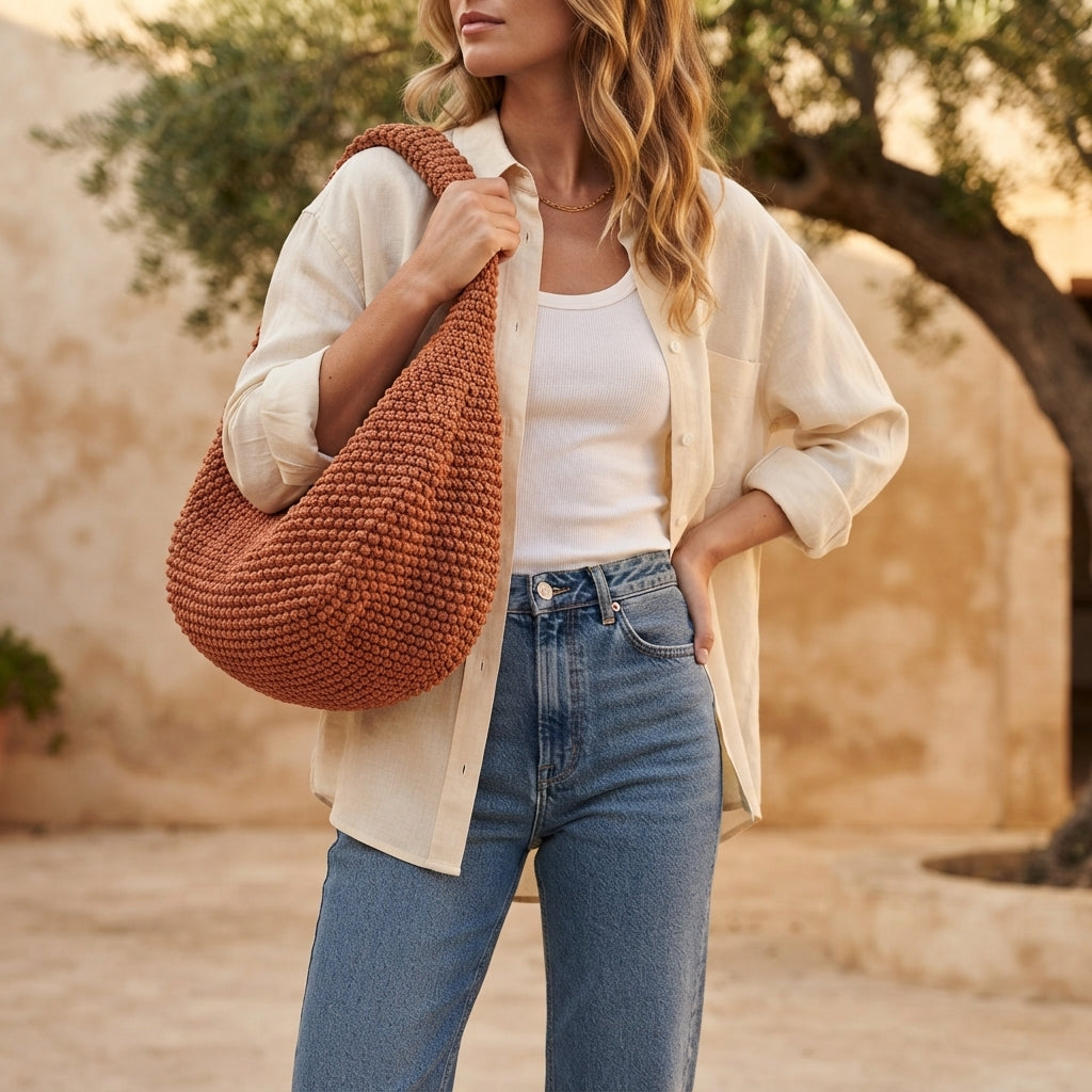 Purse Handbag Beach Bag V6 | Crochet Pattern PDF