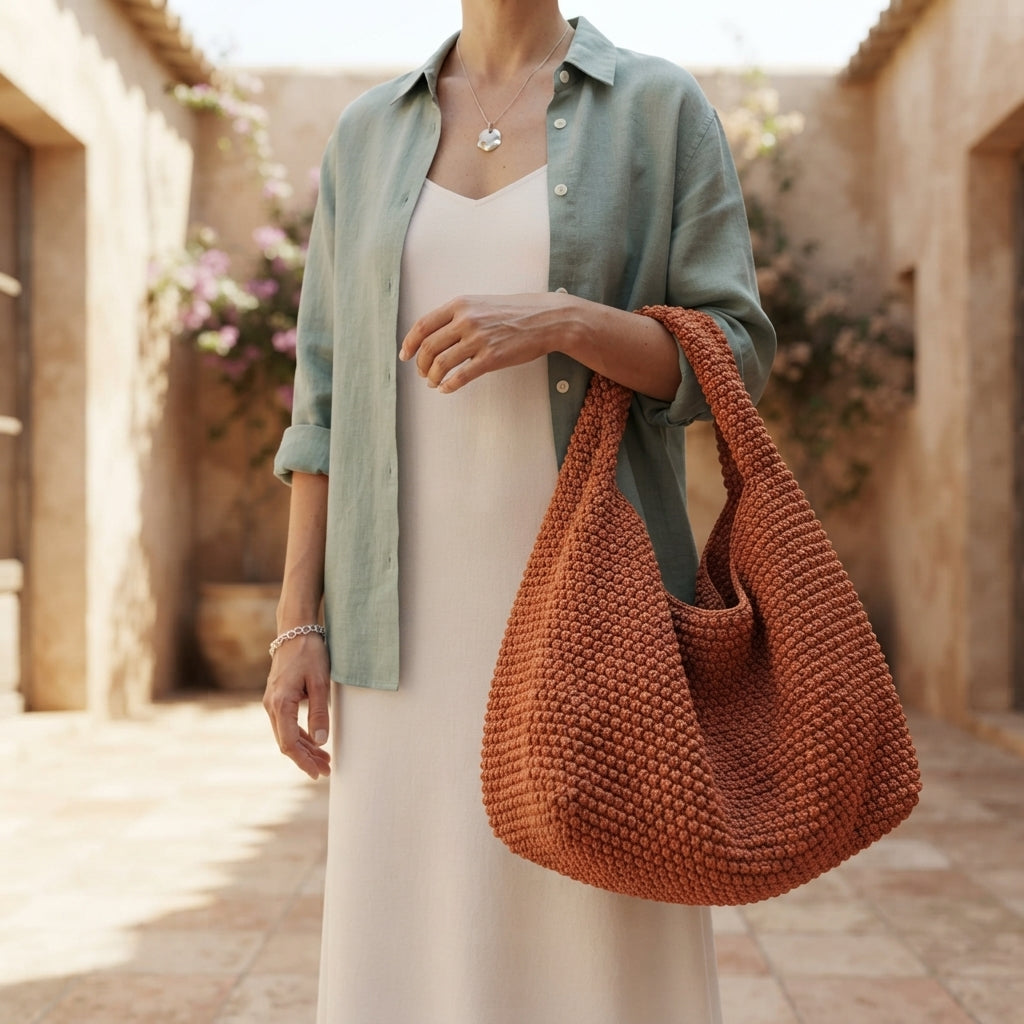 Purse Handbag Beach Bag V6 | Crochet Pattern PDF