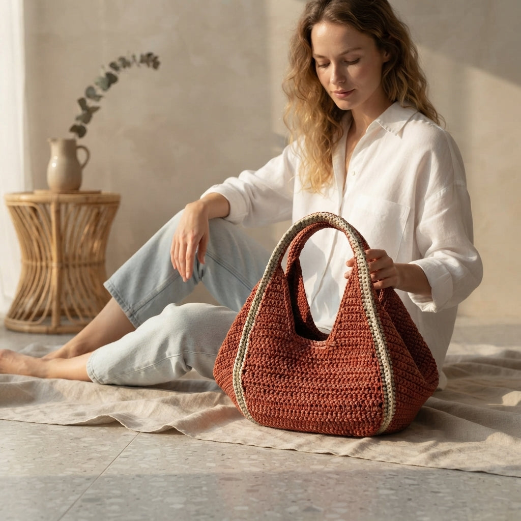 Purse Handbag Beach Bag V11 | Crochet Pattern PDF