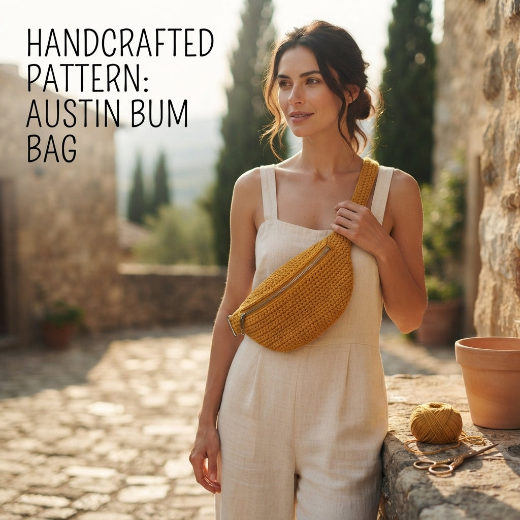 Waist Bag Summer Bag | Crochet Pattern PDF