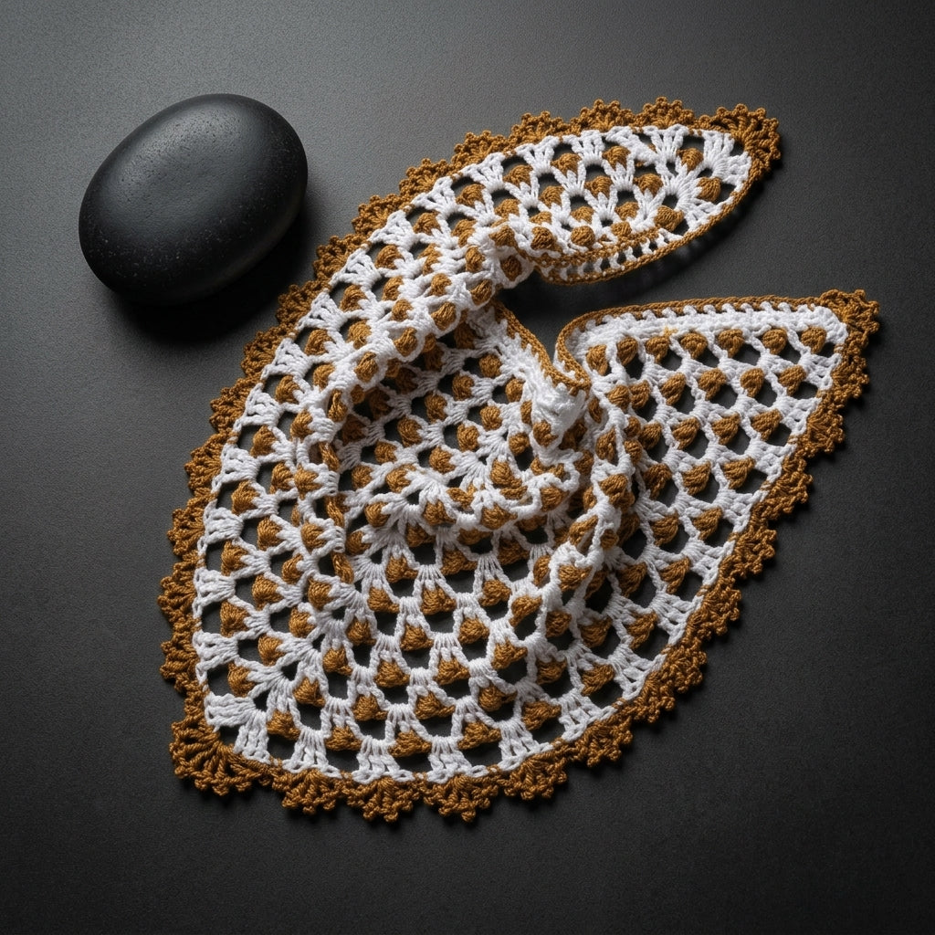Classic Summer Hair Bandana | Crochet Pattern PDF