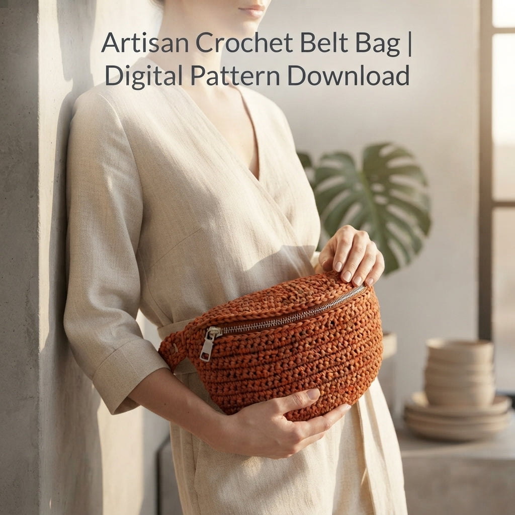 Waist Bag Summer Bag | Crochet Pattern PDF