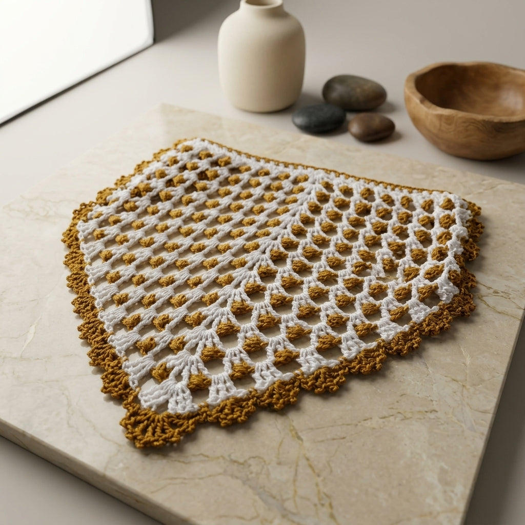 Classic Summer Hair Bandana | Crochet Pattern PDF