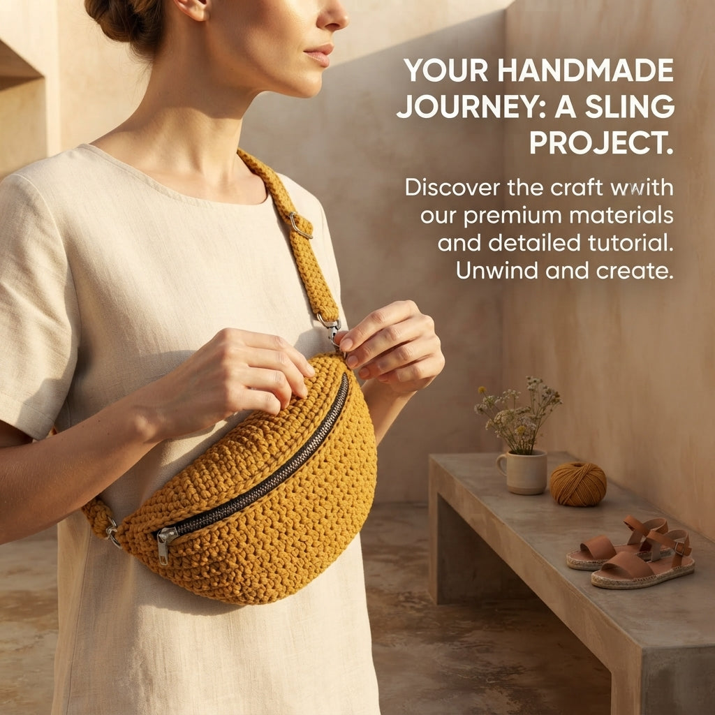 Waist Bag Summer Bag | Crochet Pattern PDF