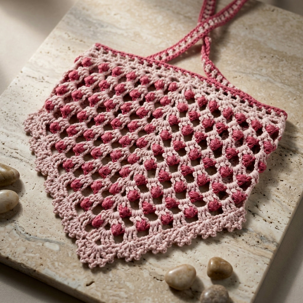 Classic Summer Hair Bandana | Crochet Pattern PDF