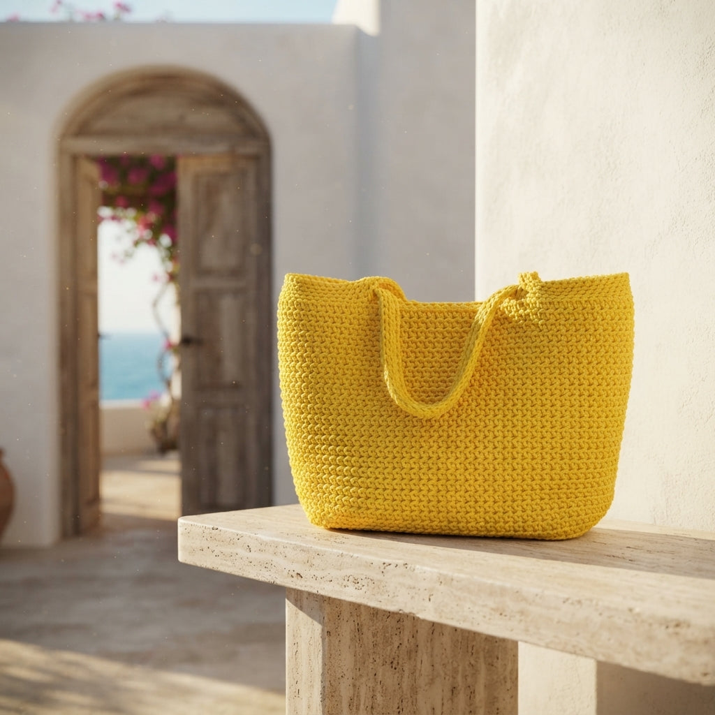 Shoulder Bag Market Bag Tote | Crochet Pattern PDF