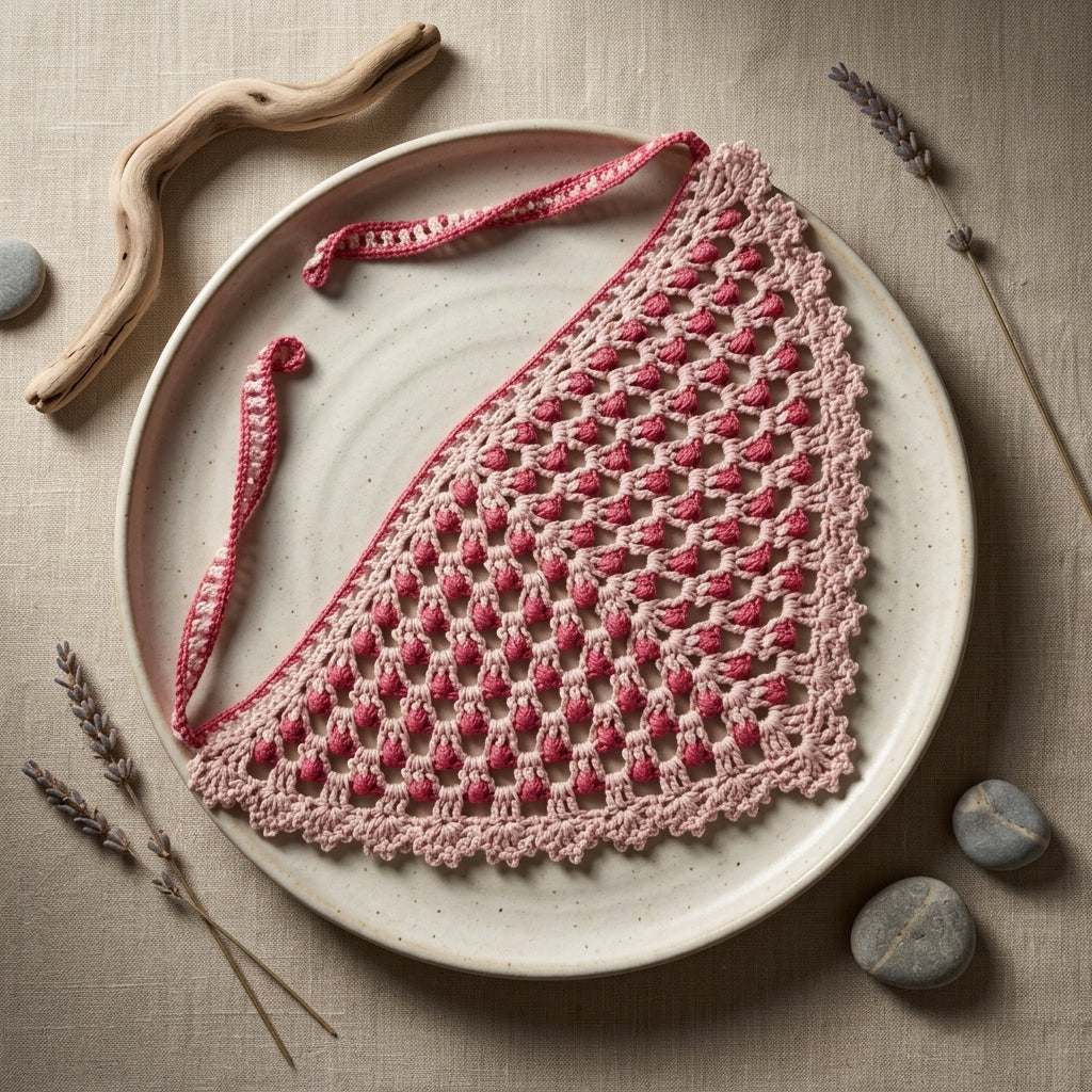 Classic Summer Hair Bandana | Crochet Pattern PDF