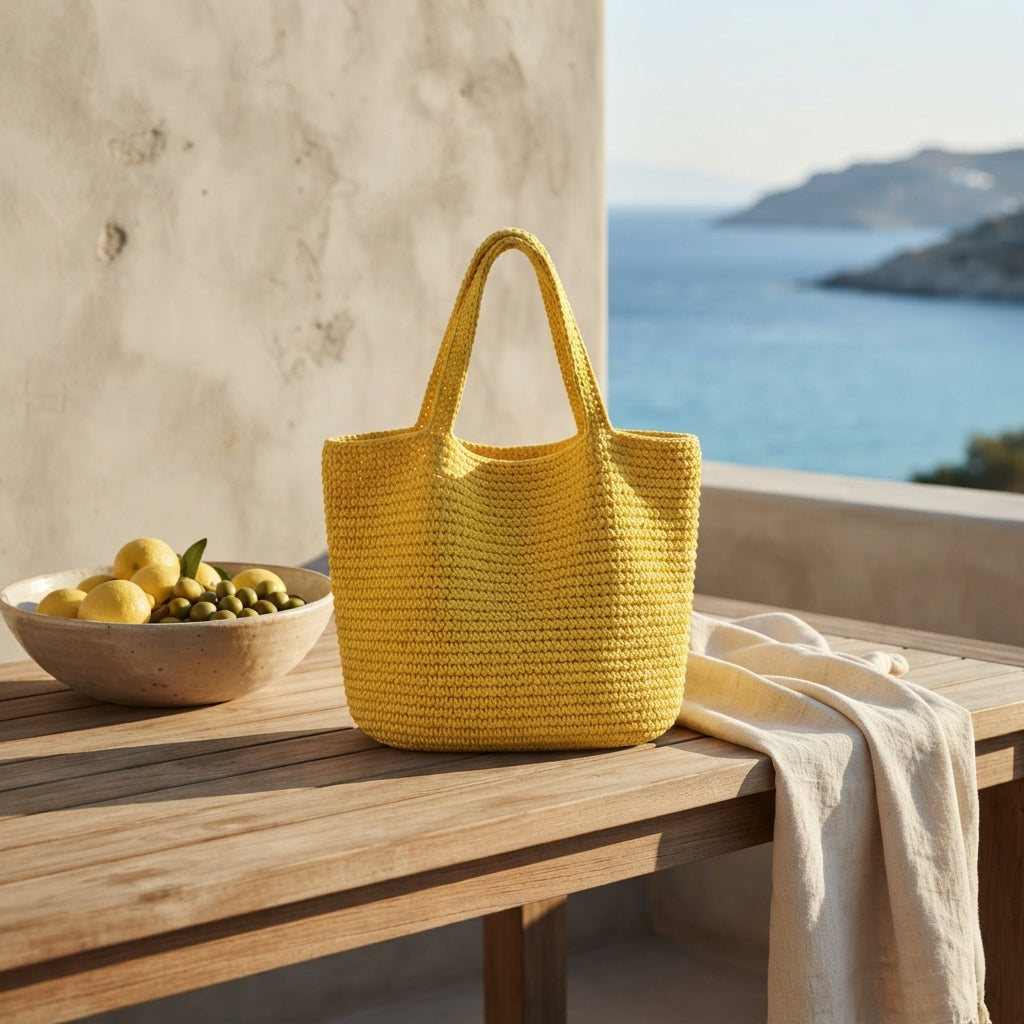 Shoulder Bag Market Bag Tote | Crochet Pattern PDF