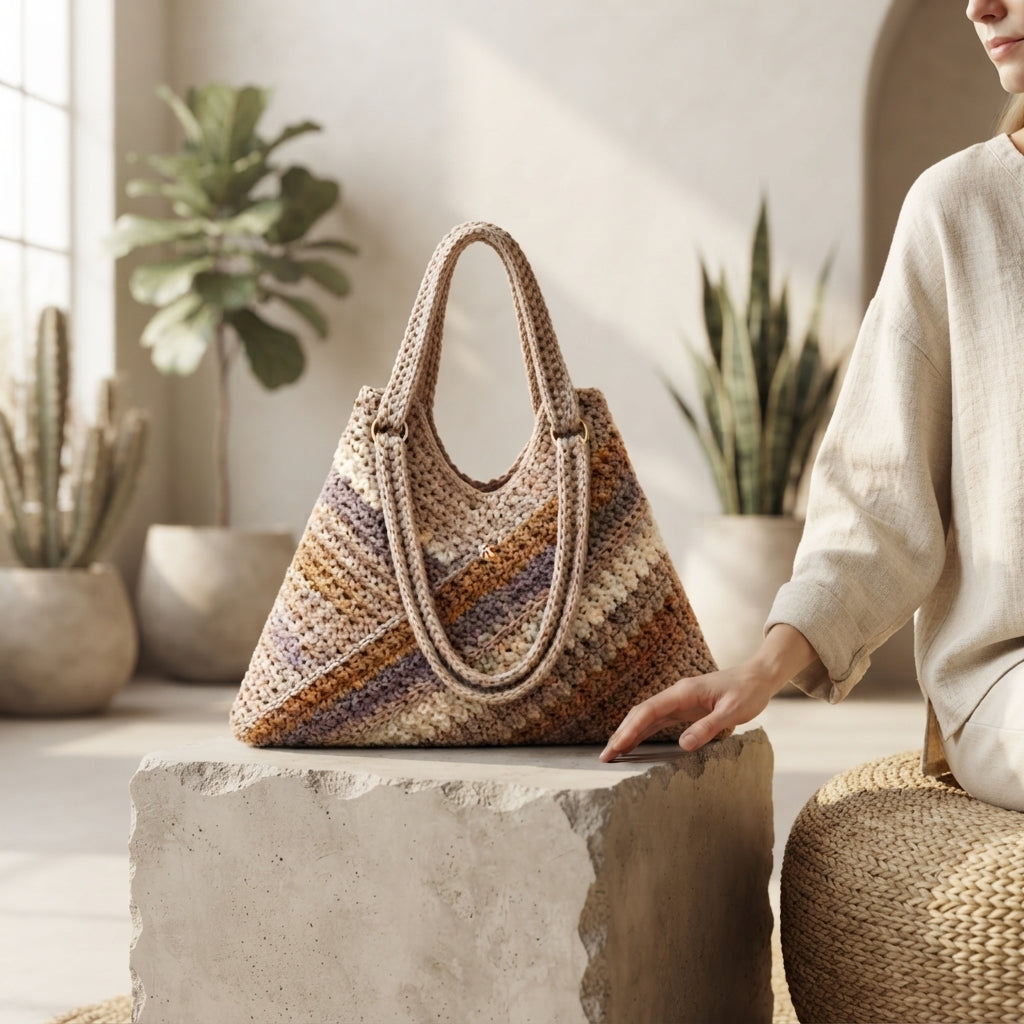 Natural Colors Bag | Crochet Pattern PDF