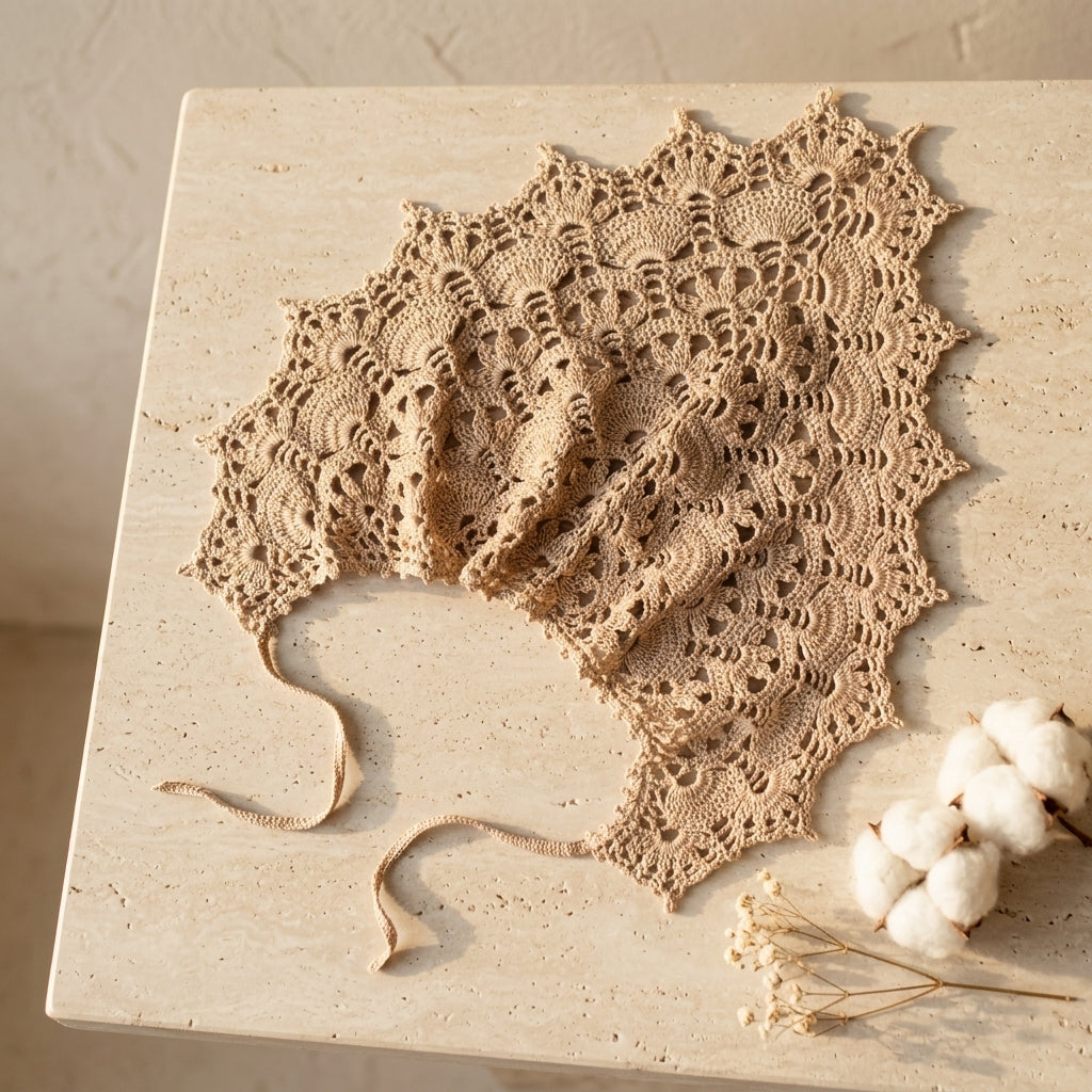 Lace Boho Head Wrap | Crochet Pattern PDF
