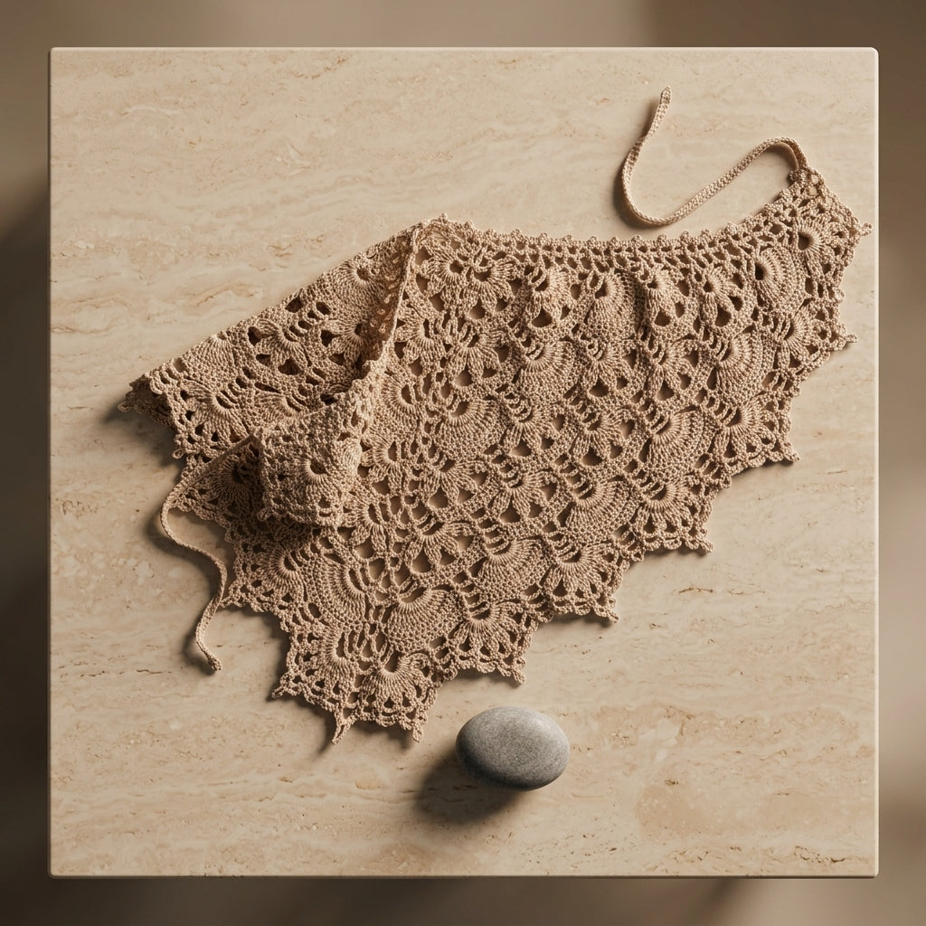 Lace Boho Head Wrap | Crochet Pattern PDF